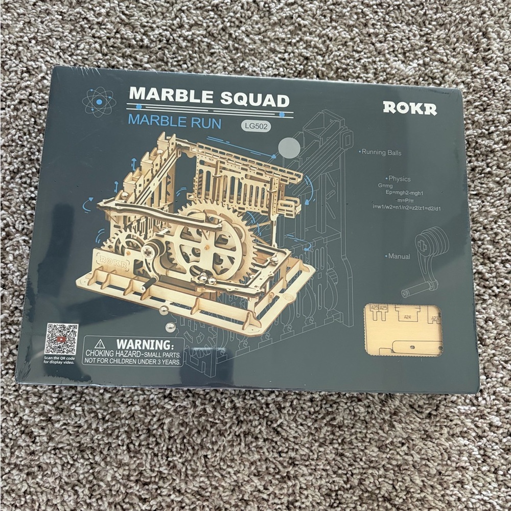 Marble Run - Natural Wood